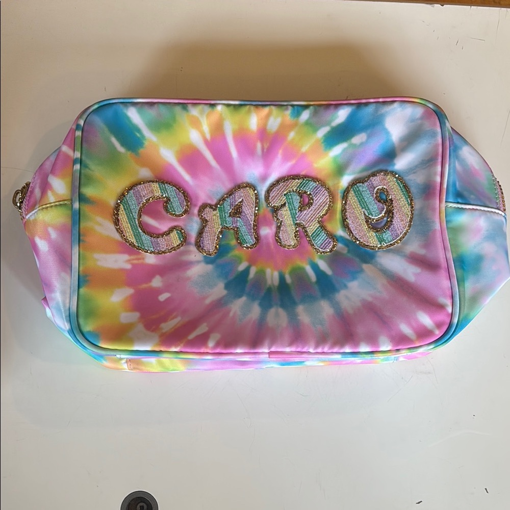 Stoney Clover Lane Large tiedye pouch